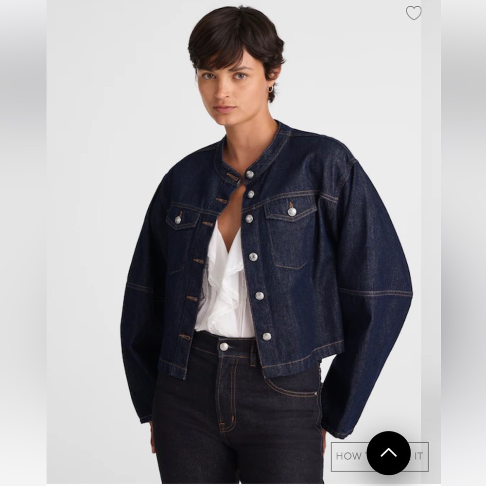 Madewell Cocoon-Sleeve Denim Lady Jacket